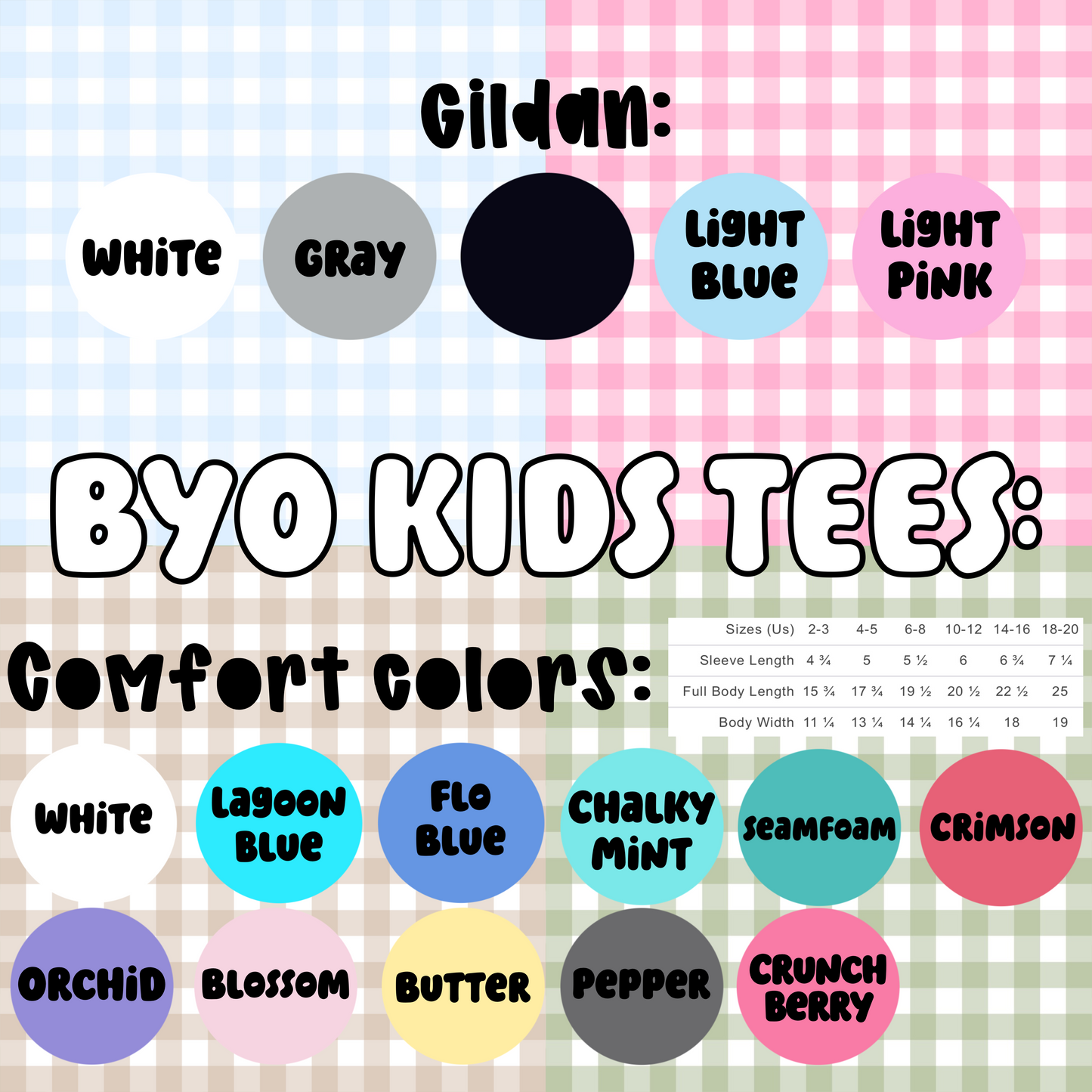 BYO KIDS TEE/SWEATSHIRTS
