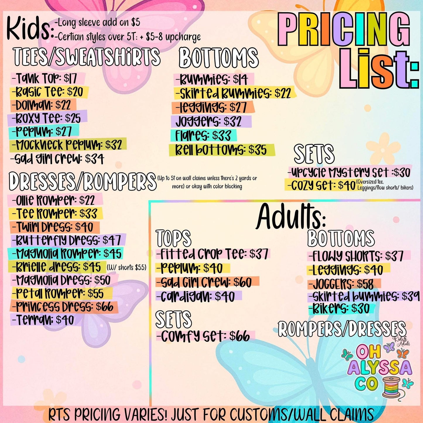 MTO CUSTOM (4BD TAT!) 3/6M-10Y