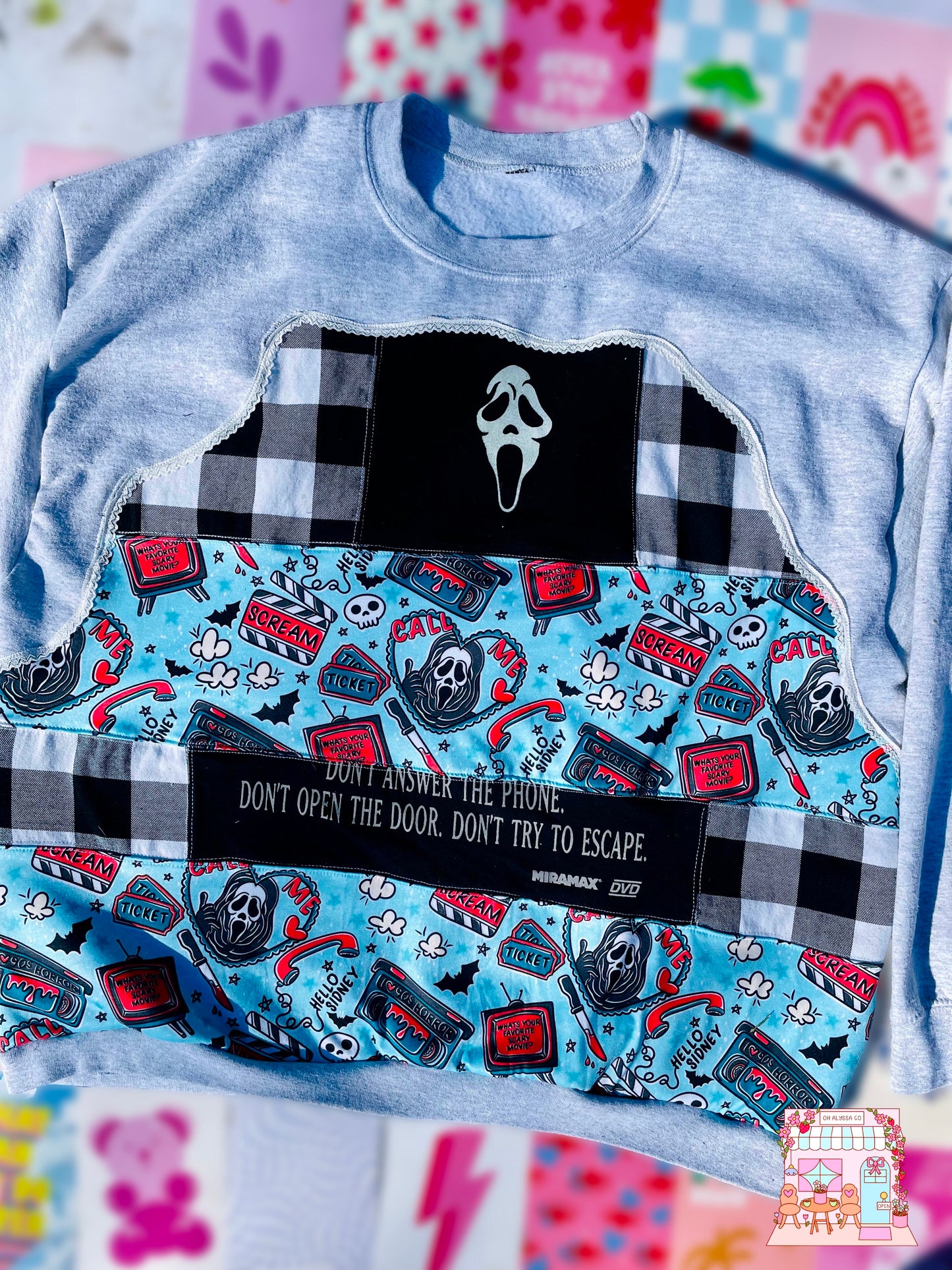 xlarge Ghostface upcycle