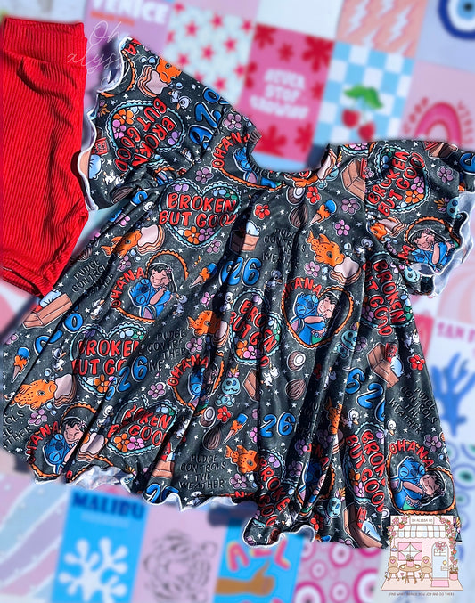 4t Abeline dress with bikers