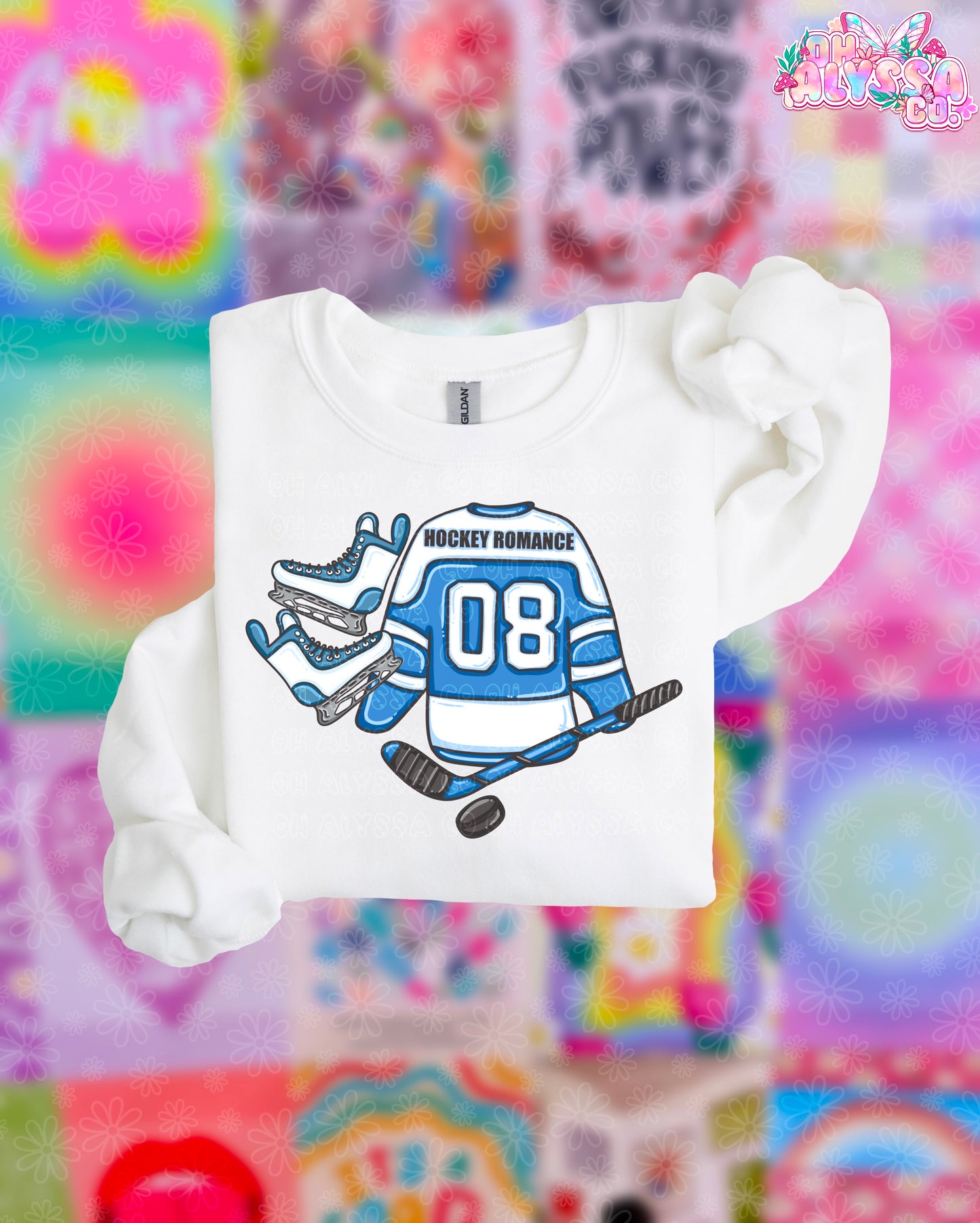 Hockey romance tee