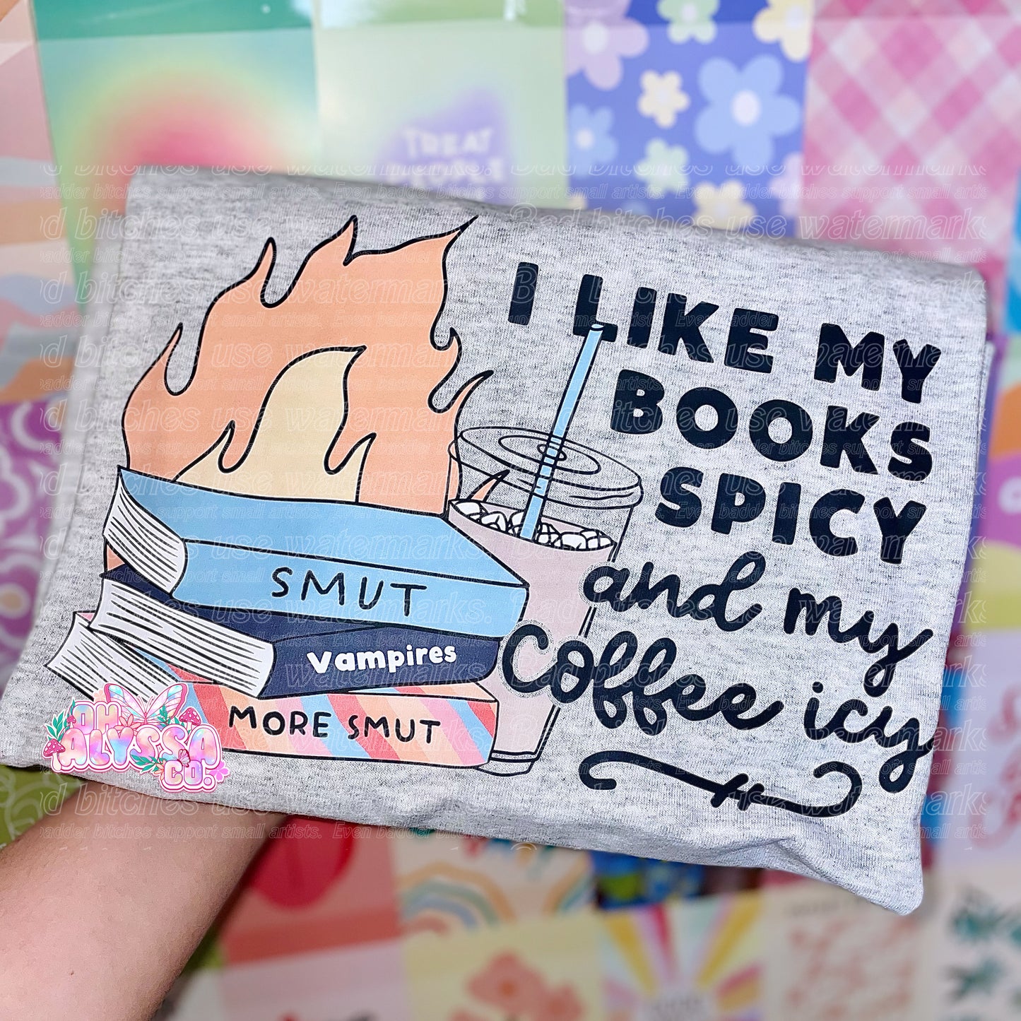 I LIKE MY BOOKS SPICY & my coffee icy