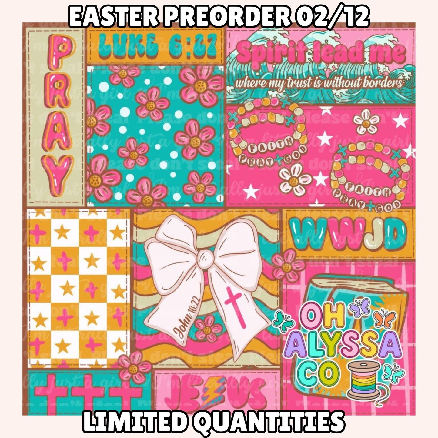 EASTER SALE (Add size to notes)