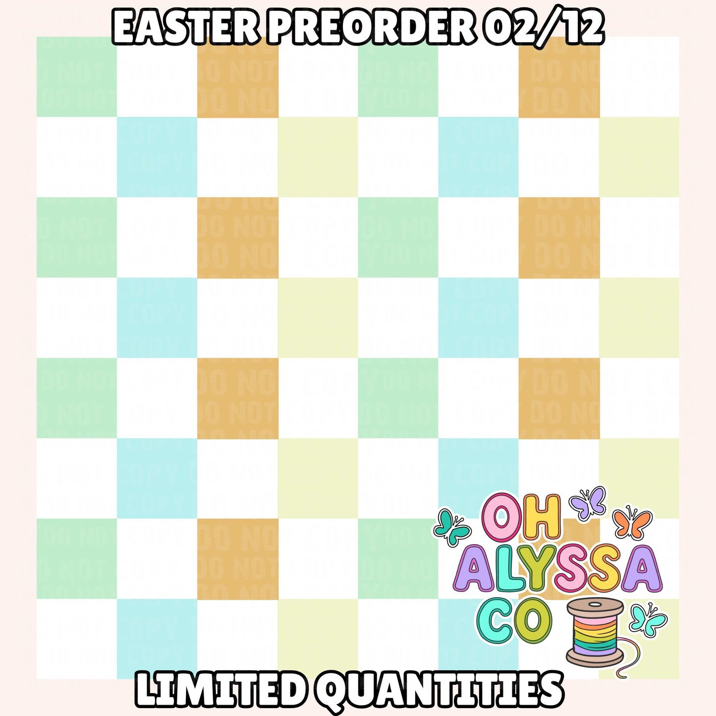 EASTER SALE (Add size to notes)