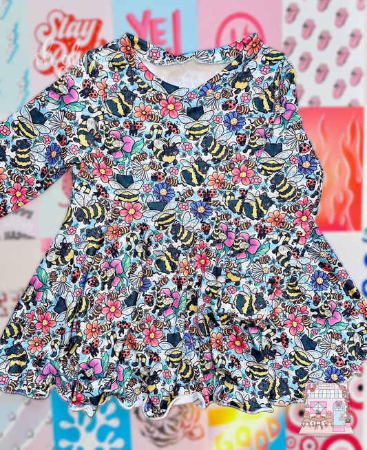 5T bee peplum