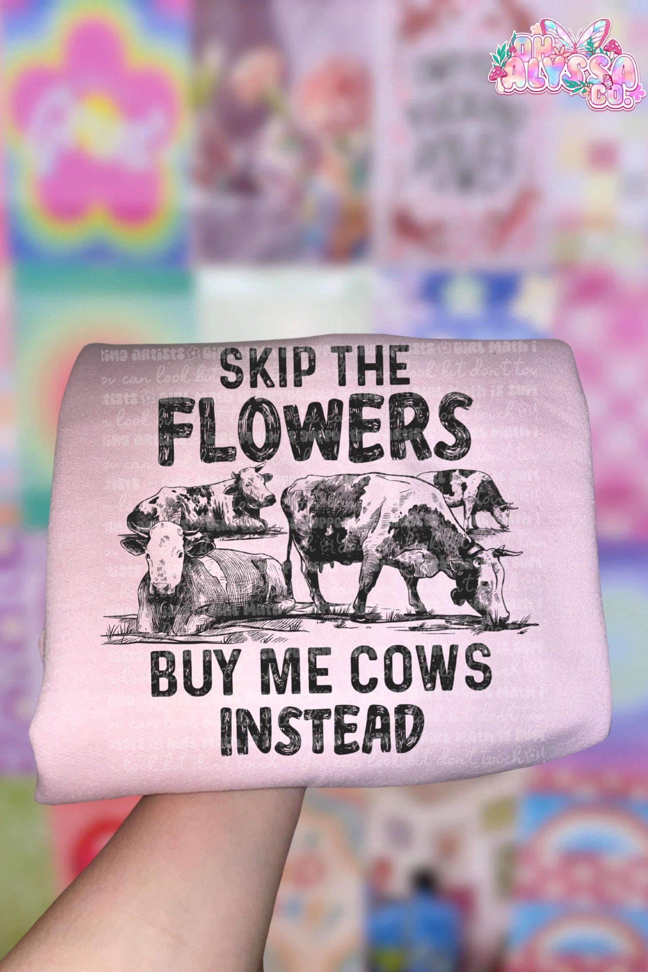 Skip flowers buy me cows