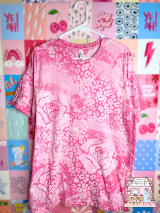 X LARGE Rose leopard splash