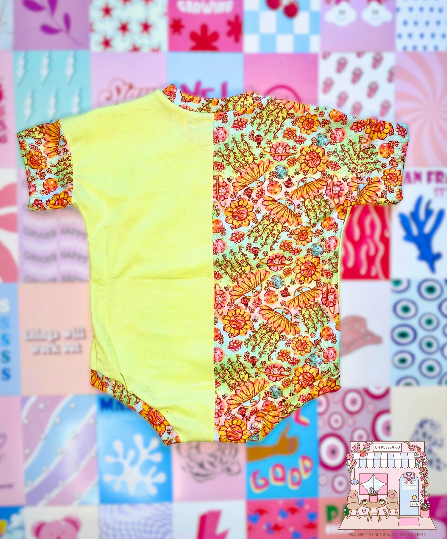 2T UPCYCLE cow Bubble romper