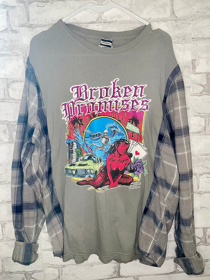 Flannel Band tee