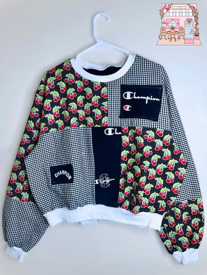 Large Rework cherry Sweatshirt