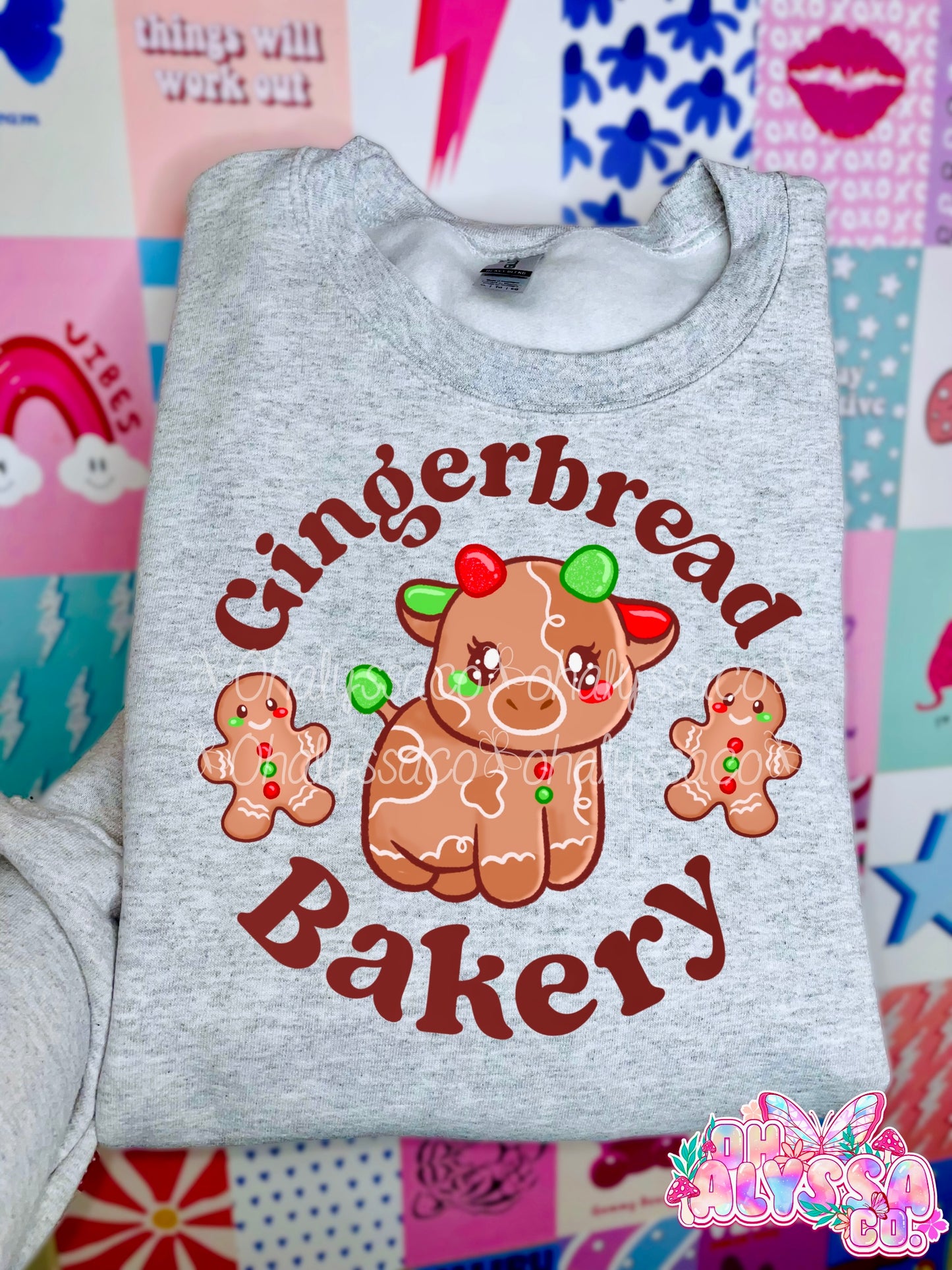 Gingerbread cow