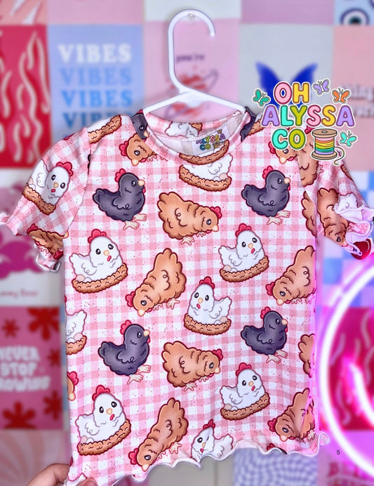18/24M chicken basic tee