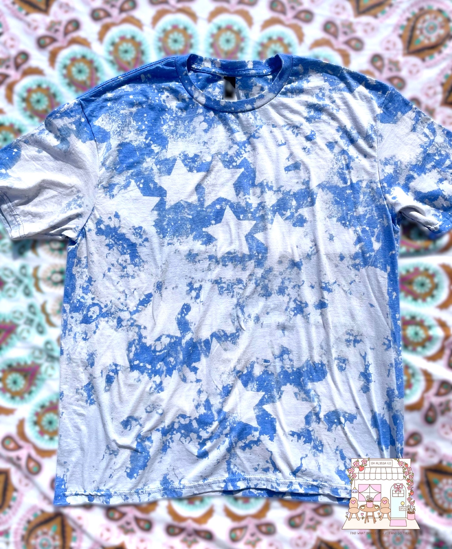 Red & blue Star Splash