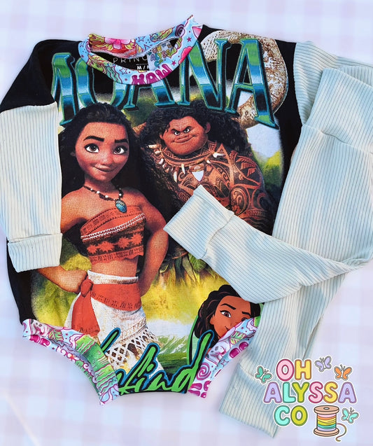 12/18 sea princess bubble romper w leggings