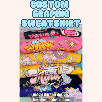 CUSTOM SWEATSHIRT S-3XL