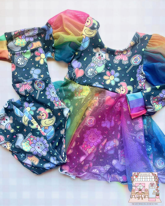 4T Circus Flare pants & OOAK peplum