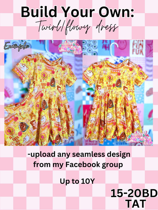 Toddler/Kids flowy/twirl dress