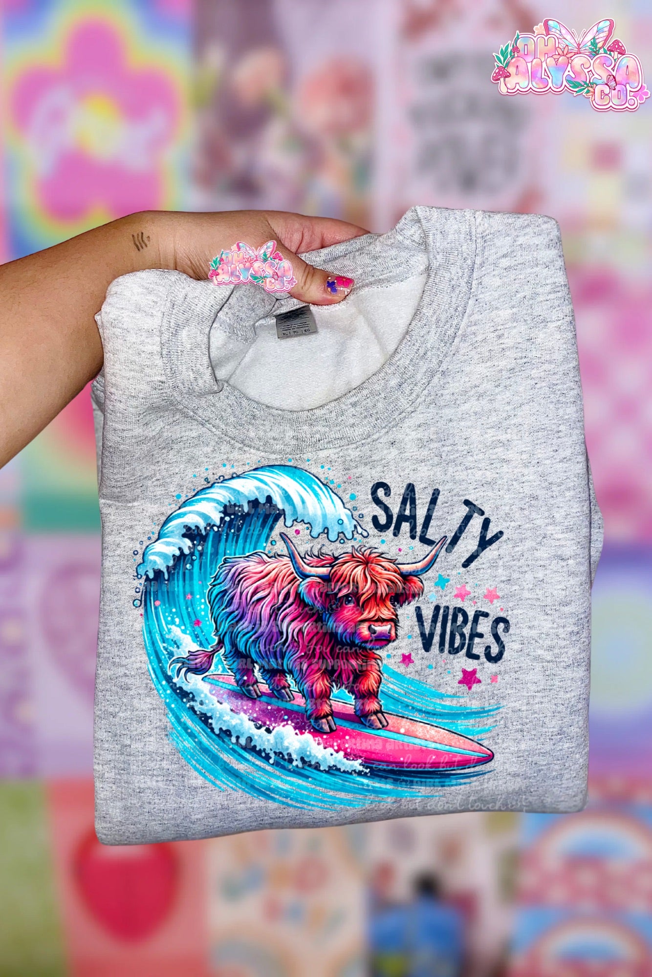 Salty vibes cow surfing